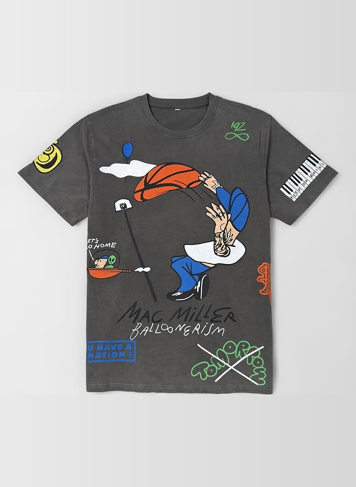 MAC MILLER BALLOONERISM COVER Tシャツ BALLOONERISM COLLAGE TEE – Mac Miller Store